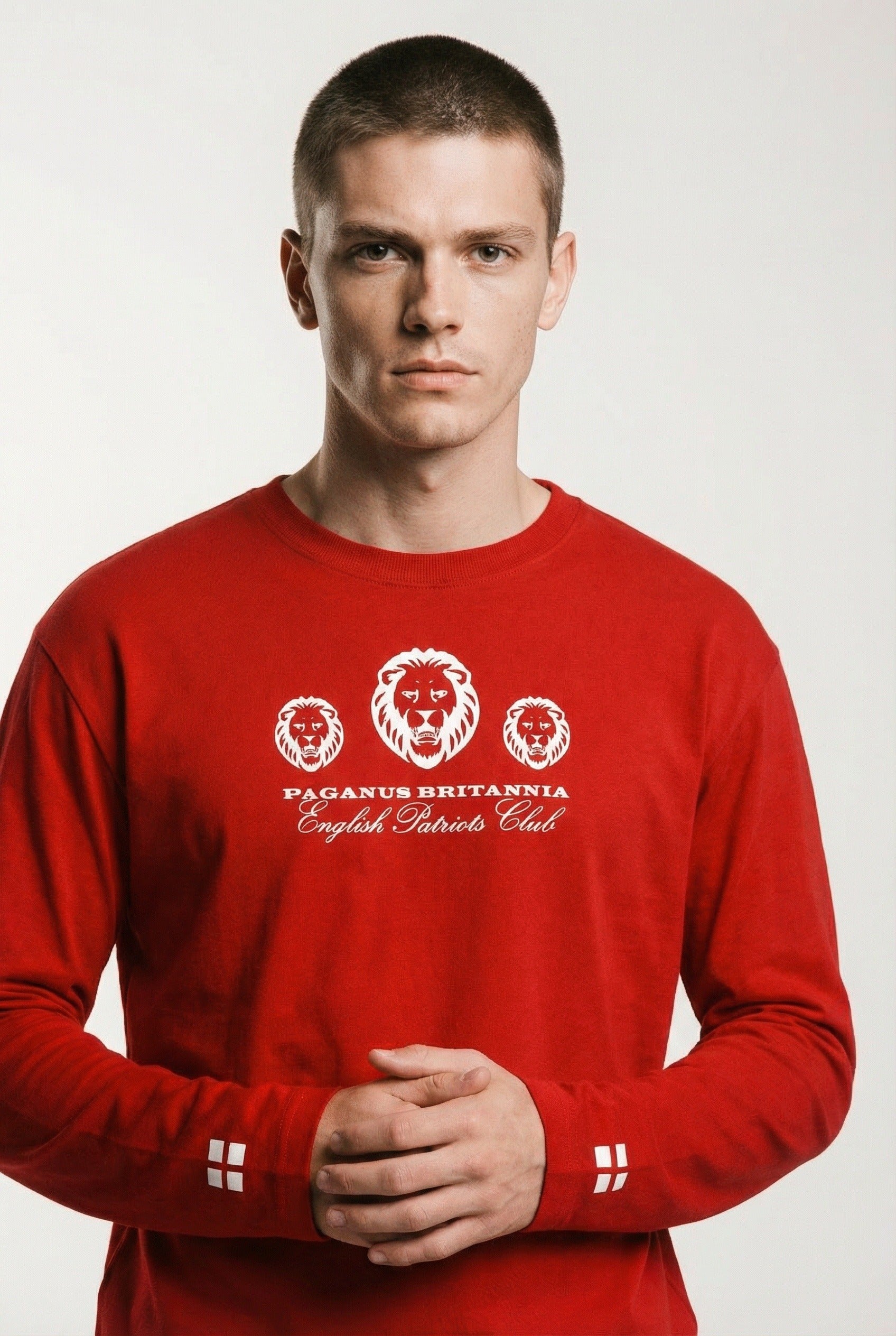 3 Lions on a shirt. It's coming home! English Patriots Club t-shirt SOLD OUT, NEW STOCK DUE MID MARCH Paganus Britannia