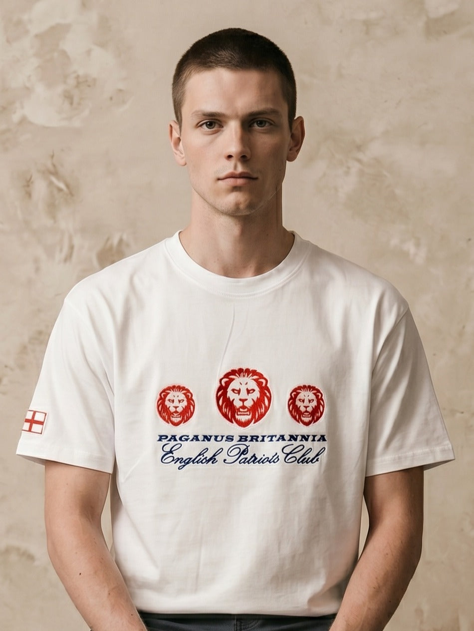 3 Lions on a shirt, English Patriots Club Paganus Britannia