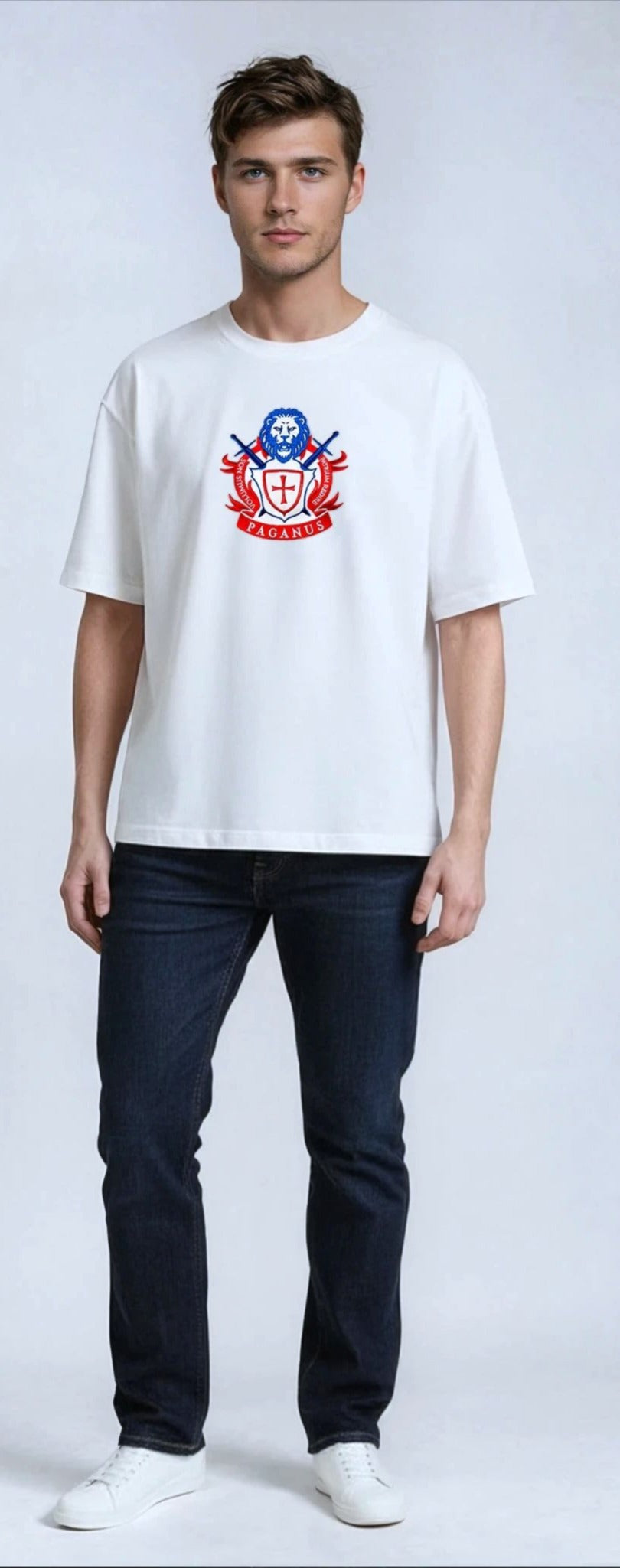 A classic t-shirt. Copied by many, the original Patriot t-shirt only from Paganus