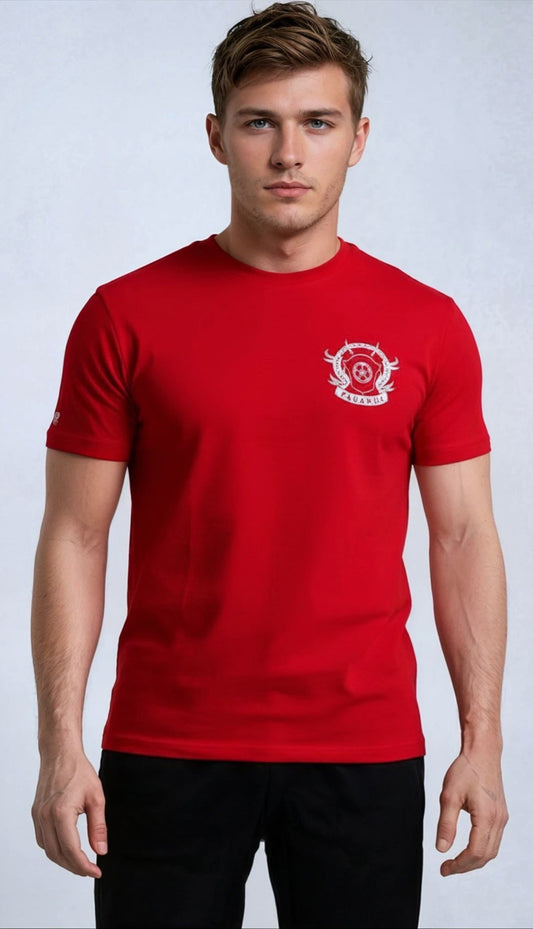 Limited edition. The Red t-shirt.  B,B,D&F Collection.
