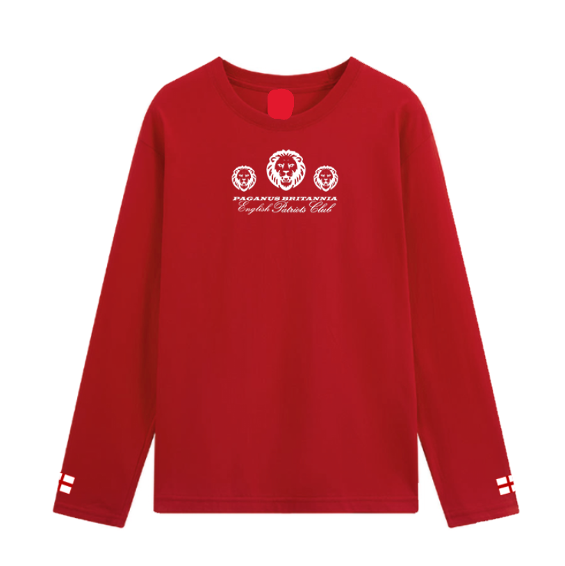 3 Lions on a shirt. It's coming home! English Patriots Club t-shirt Paganus Britannia