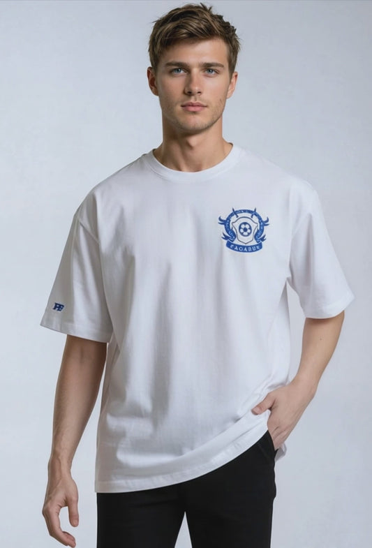 Paganus 280gsm white t-shirt with logos