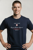 Original British Apparel Blue t-shirt £15 limited quantity of advance order discounts. Paganus Britannia
