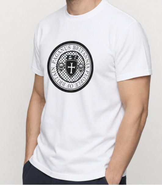 People of Britain White 280gsm t-shirt Paganus Britannia