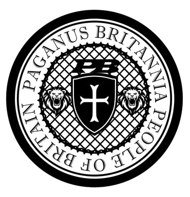 Pack of 10 People of Britain 10cm circular stickers. All sticker sales given to charity. Paganus Britannia