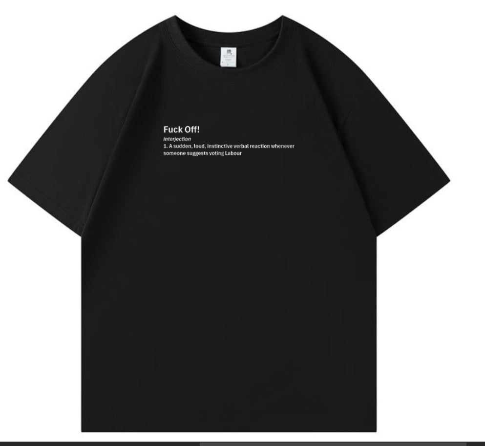 Fuck Off! black t-shirt Paganus Britannia