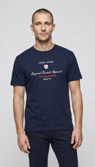 Original British Apparel Blue t-shirt £15 limited quantity of advance order discounts. Paganus Britannia