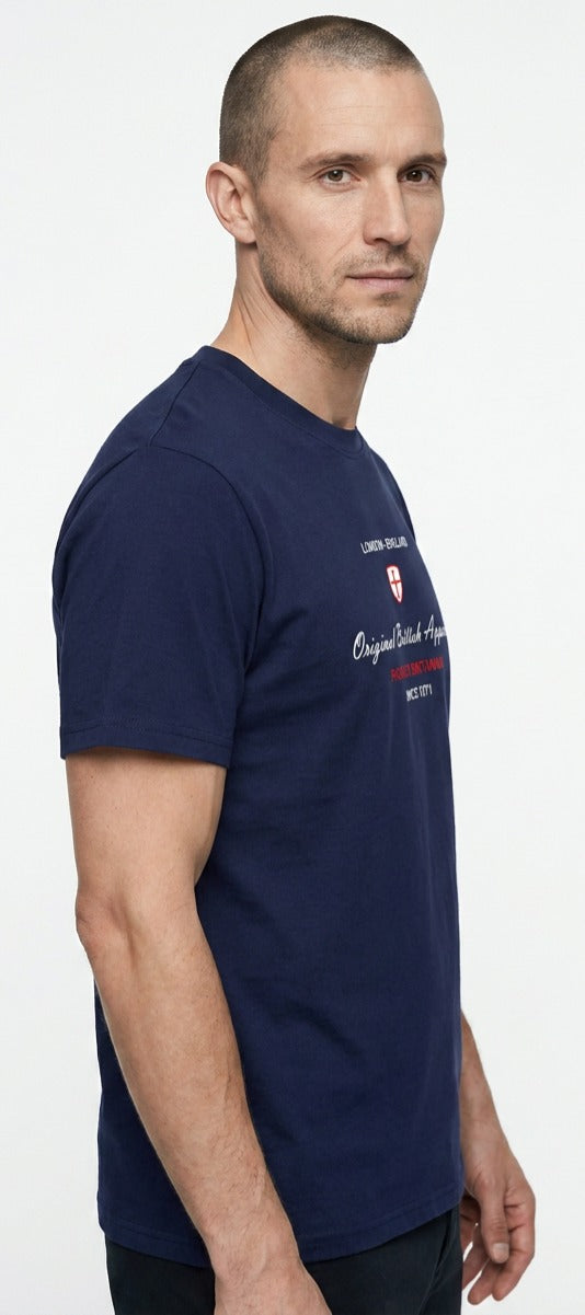 Original British Apparel Blue t-shirt £15 limited quantity of advance order discounts. Paganus Britannia
