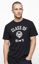 Class of 1971 black 280 gsm cotton t-shirt Paganus Britannia