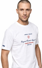 A classic embroidery design. Original British Apparel white 280 gsm t-shirt Paganus Britannia