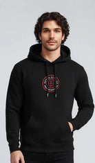Black heavy 360gsm cotton hoodie Paganus Britannia