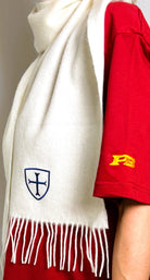 Merino wool scarf. Luxurious & beautiful ivory colour. Paganus Britannia