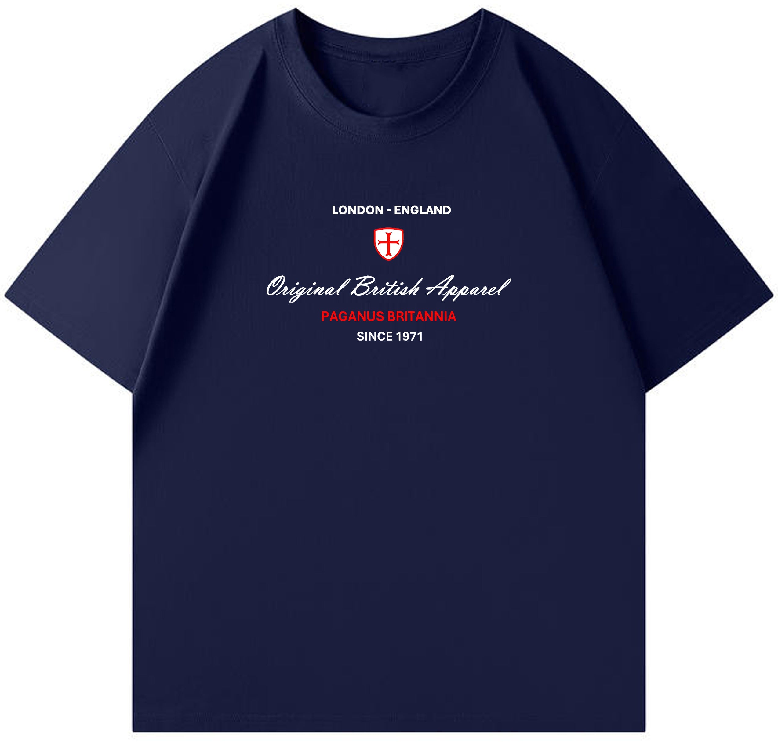 Original British Apparel Blue t-shirt Paganus Britannia