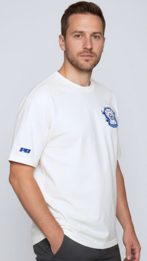 The white t-shirt. B,B,D&F Collection.