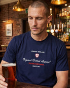 Original British Apparel Blue t-shirt £15 limited quantity of advance order discounts. Paganus Britannia
