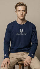 British Patriots Club dark navy blue long sleeved t-shirt. Paganus Britannia