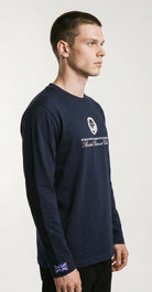 British Patriots Club dark navy blue long sleeved t-shirt. Paganus Britannia