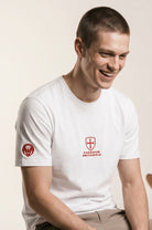 PAGANUS BRITANNIA patriots white 260gsm organic combed cotton t-shirt Paganus Britannia