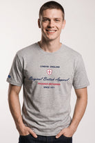 Original British Apparel heather grey ultra heavy 280 gsm cotton t-shirt. £10 discount for advance orders. (Copy) Paganus Britannia
