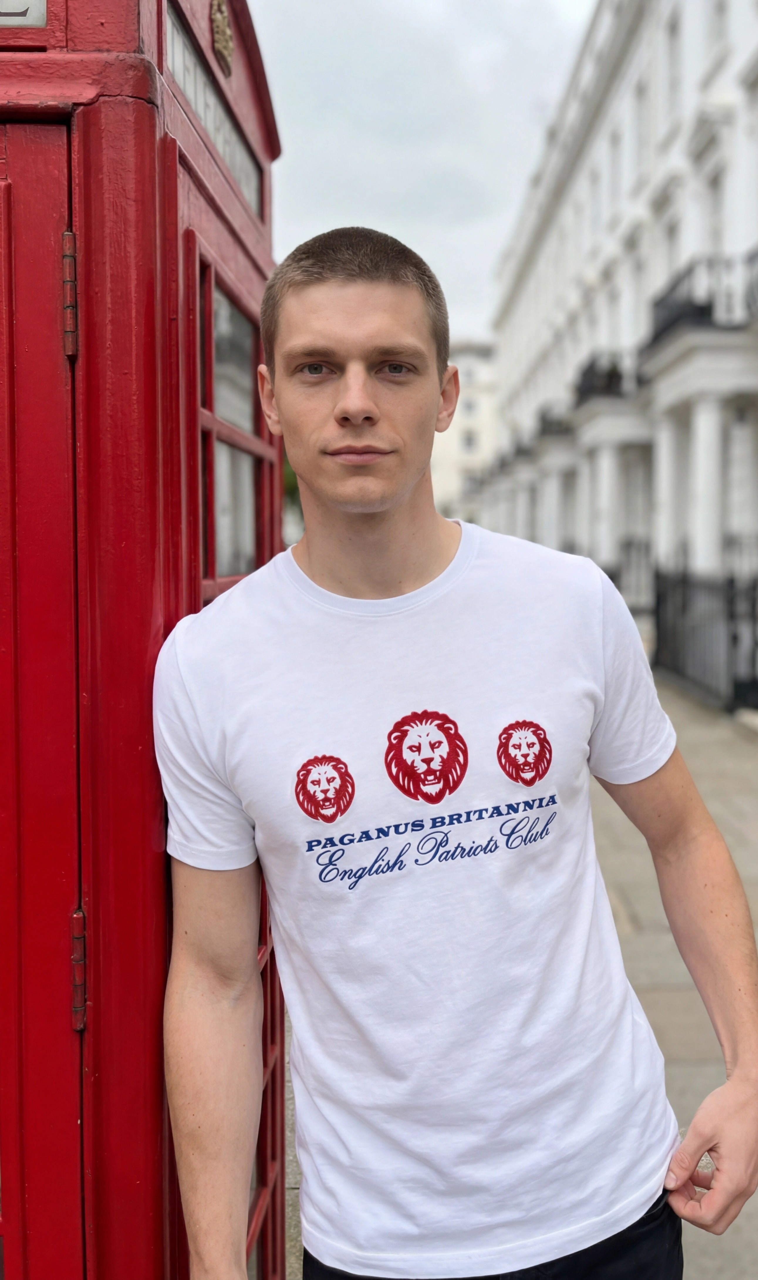 3 Lions on a shirt, English Patriots Club Paganus Britannia