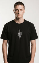 1 finger black ultra heavy luxury t-shirt. Paganus Britannia