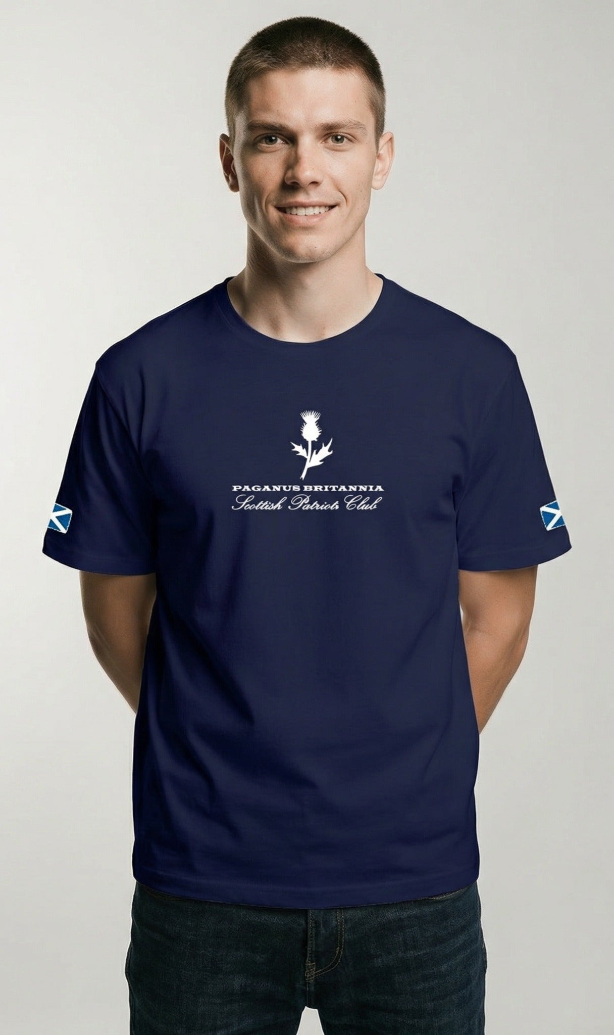 Blue Scottish Patriots Club t-shirt Paganus Britannia