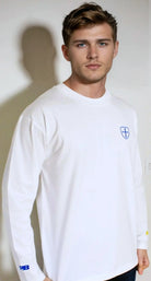 Paganus white long sleeved t shirt
