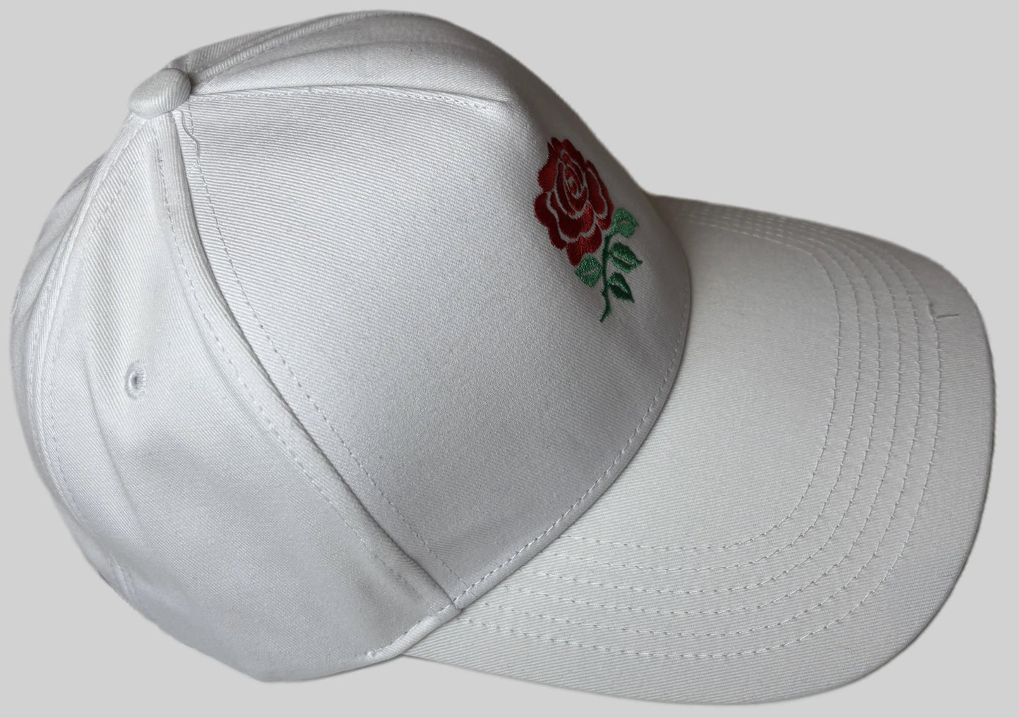 White English rose baseball cap