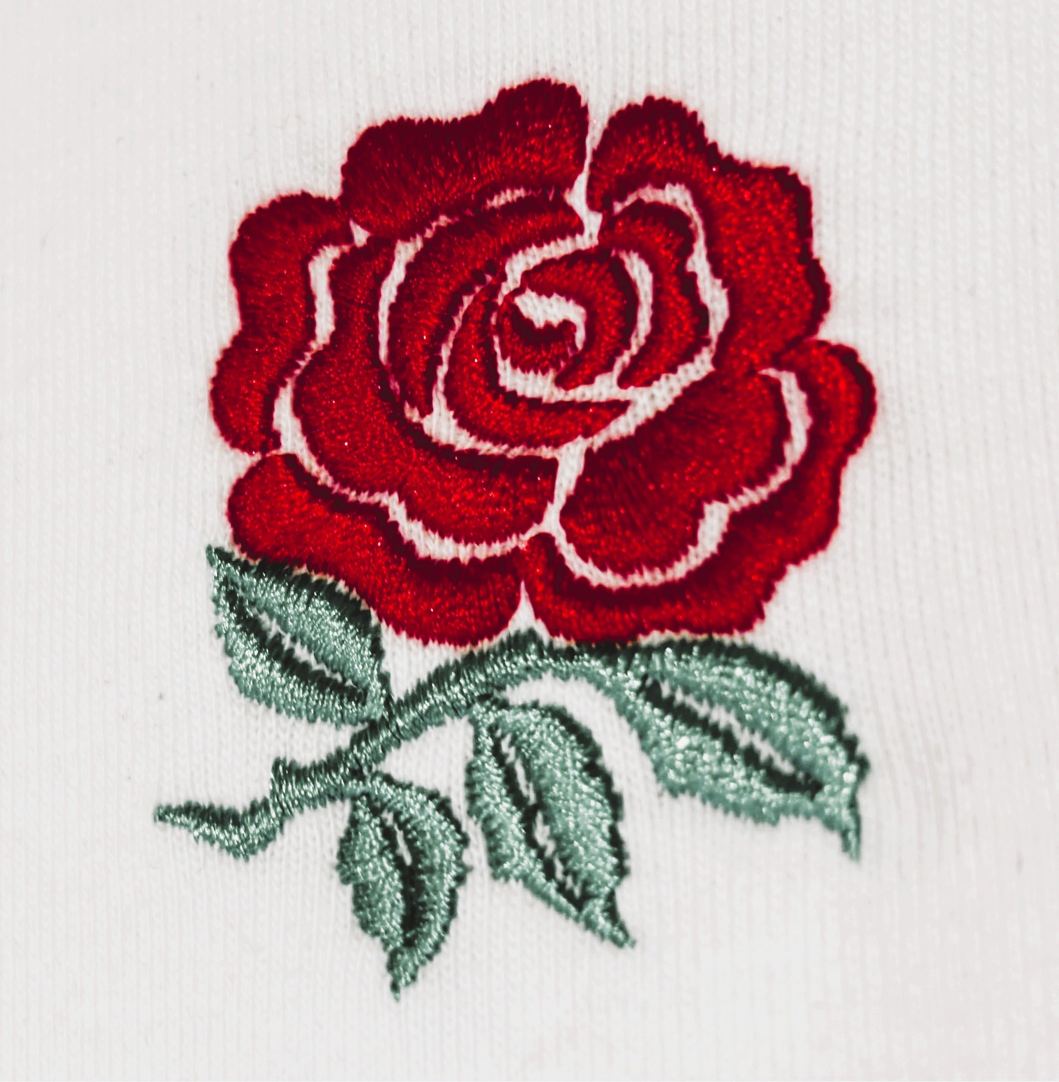 English rose t-shirt. 280gsm organic combed cotton. Paganus Britannia