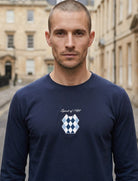 Spirit of 1984, dark blue long sleeved brushed cotton t-shirt Paganus Britannia