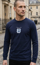 Spirit of 1984, dark blue long sleeved brushed cotton t-shirt Paganus Britannia