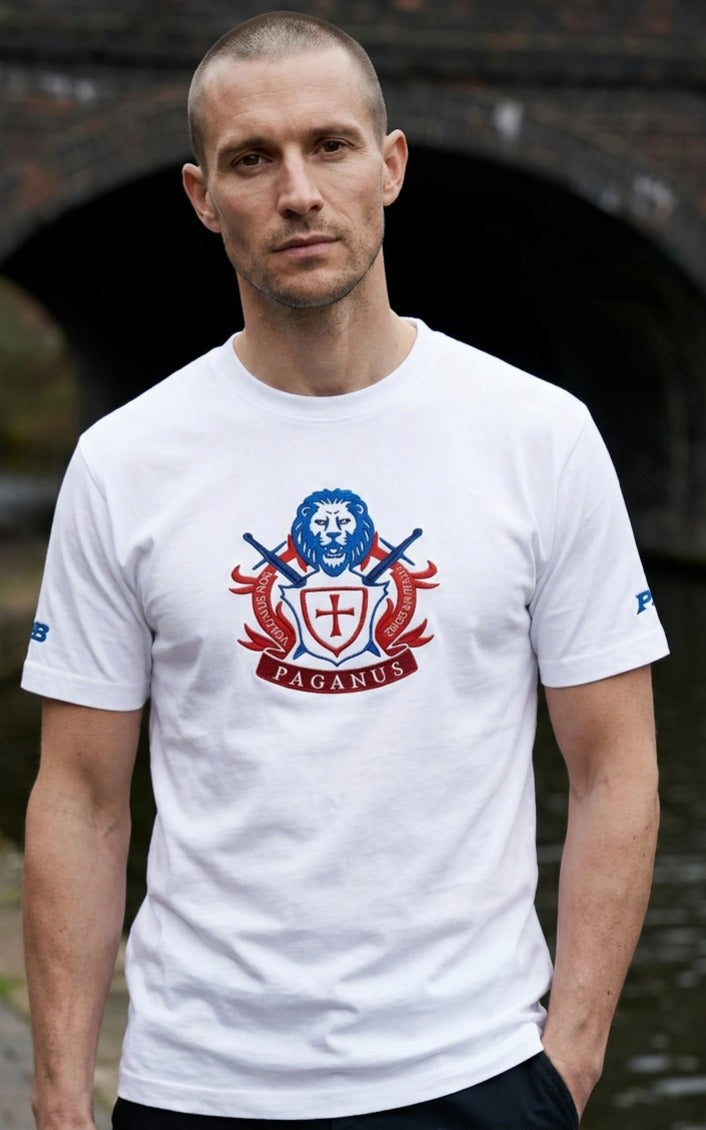 100% original Copied by inferior counterfeit producers worldwide,  the original Patriot t-shirt only from Paganus Britannia Paganus Britannia