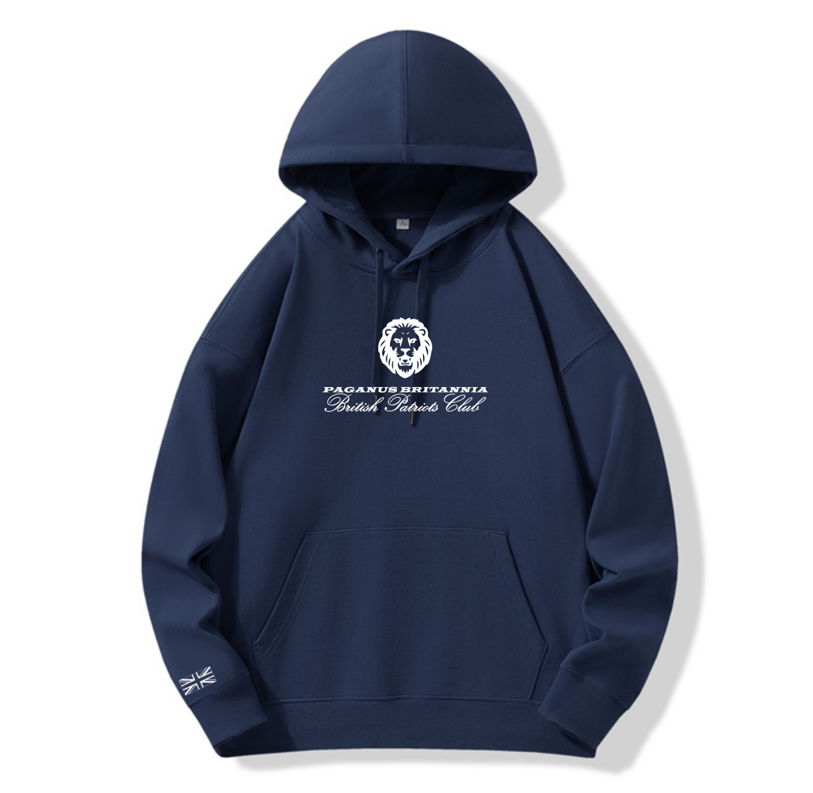 Ultra heavy navy blue hoodie 500gsm Paganus Britannia