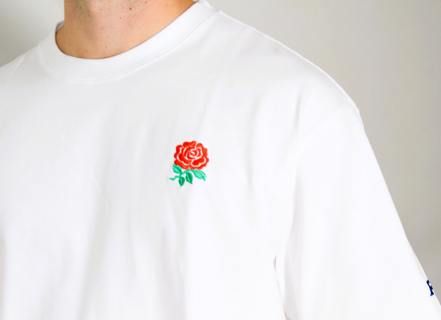 English rose t-shirt. 280gsm combed cotton.