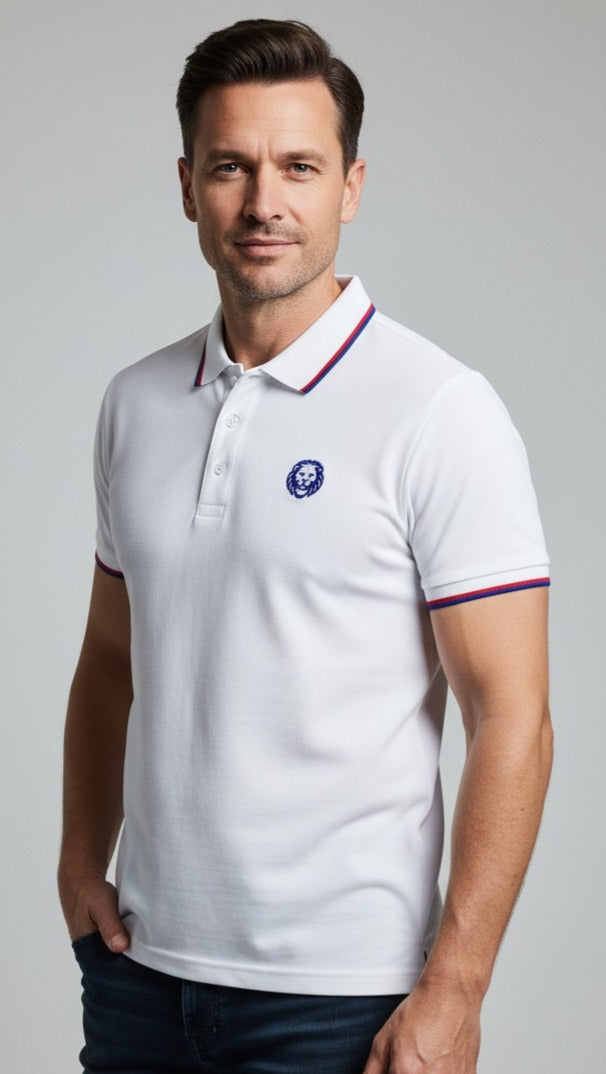 As requested by customers. White polo shirt (£10 advance order discount) Paganus Britannia