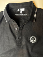 Black Polo Shirt, 100% Highest Quality thick pique cotton. Paganus Britannia