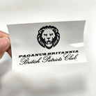 Pack of 10 British Patriots Club stickers Paganus Britannia