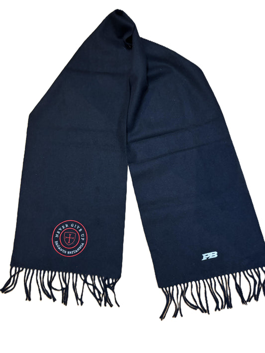 Never Give up collection. 100% lambs wool scarf. Paganus Britannia