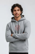 Grey heavy 360 gsm cotton hoodie. Paganus Britannia